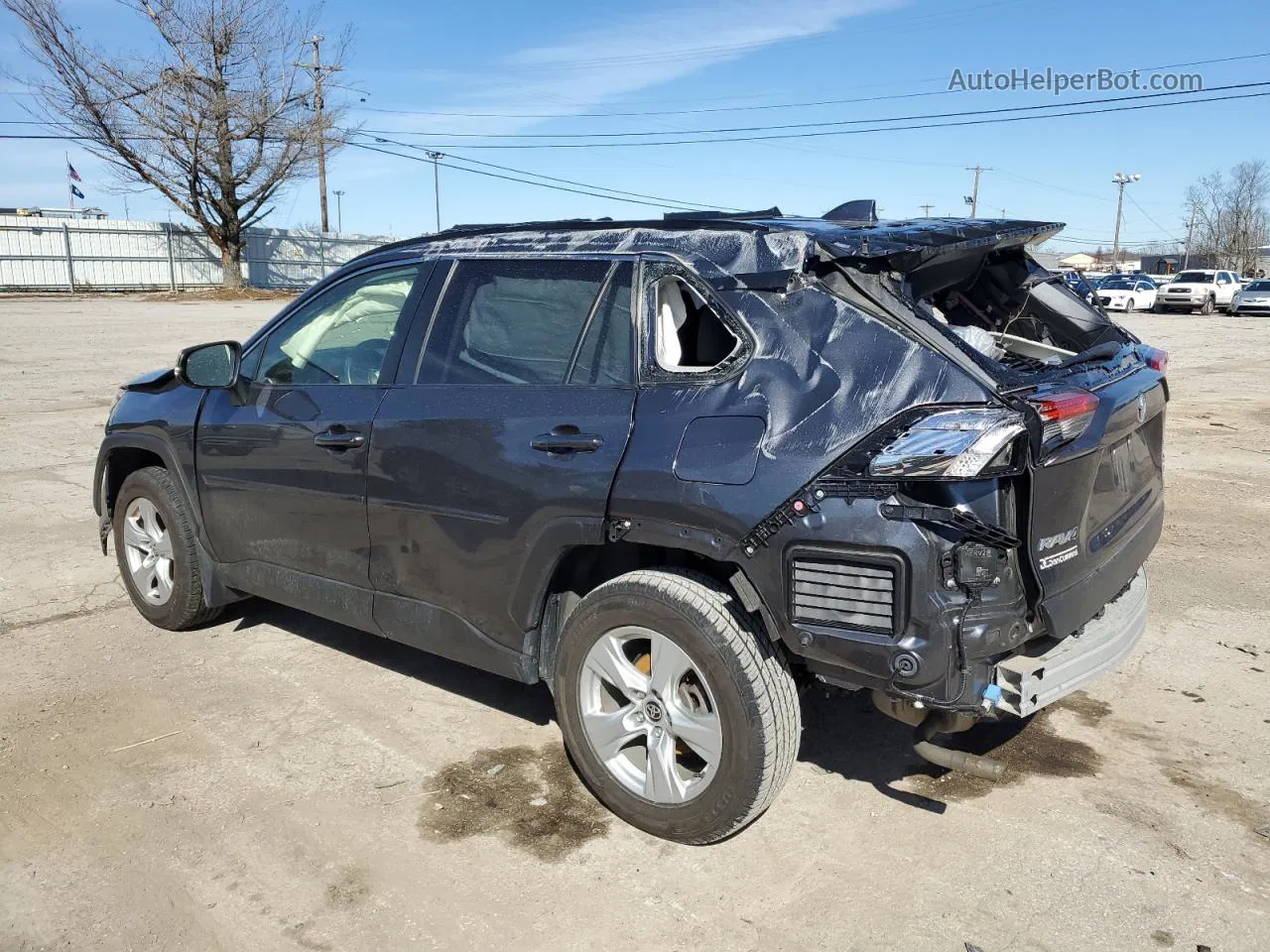 2020 Toyota Rav4 Xle Угольный vin: JTMP1RFV6LD050059