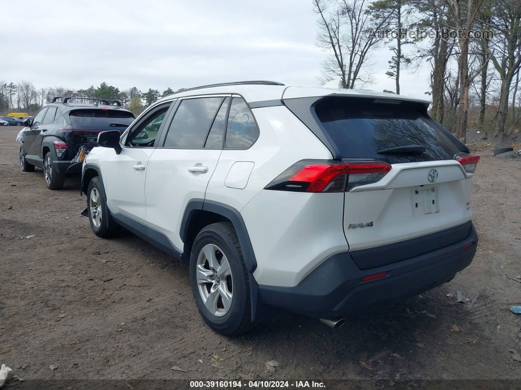 2020 Toyota Rav4 Xle White vin: JTMP1RFV9LD060410