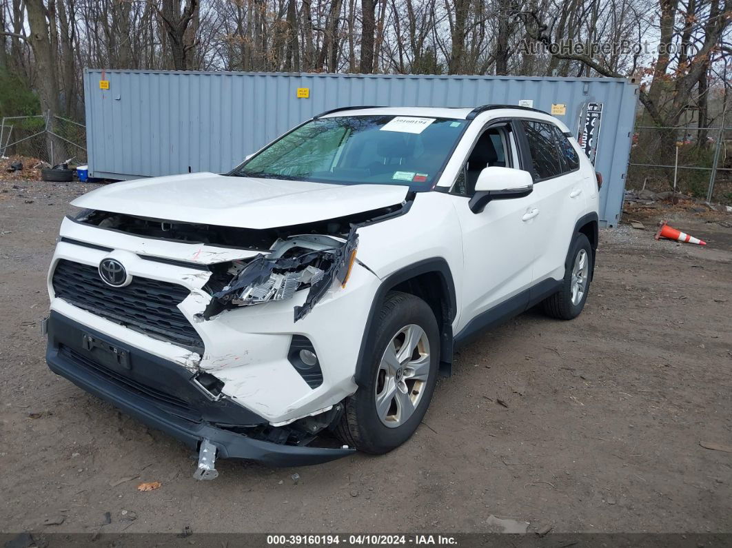 2020 Toyota Rav4 Xle White vin: JTMP1RFV9LD060410