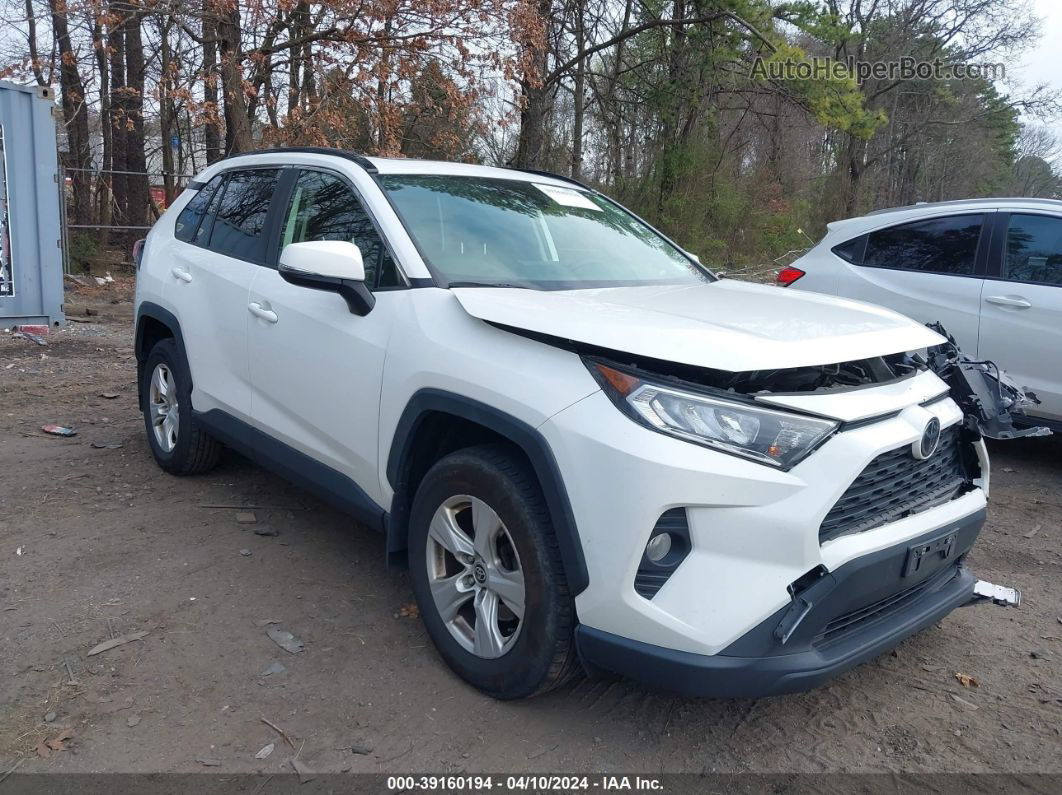 2020 Toyota Rav4 Xle White vin: JTMP1RFV9LD060410