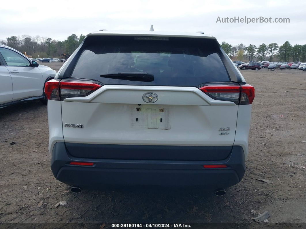 2020 Toyota Rav4 Xle White vin: JTMP1RFV9LD060410