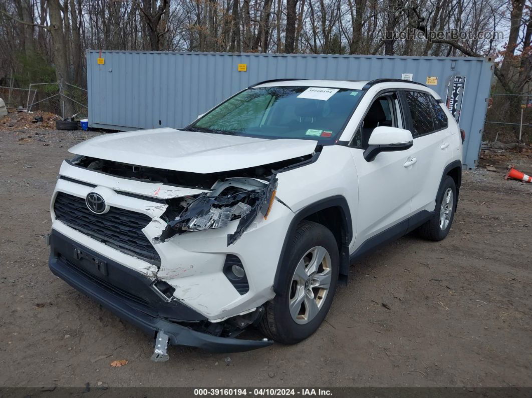 2020 Toyota Rav4 Xle White vin: JTMP1RFV9LD060410