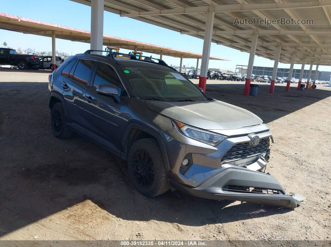 2020 Toyota Rav4 Xle Gray vin: JTMP1RFVXLD053501