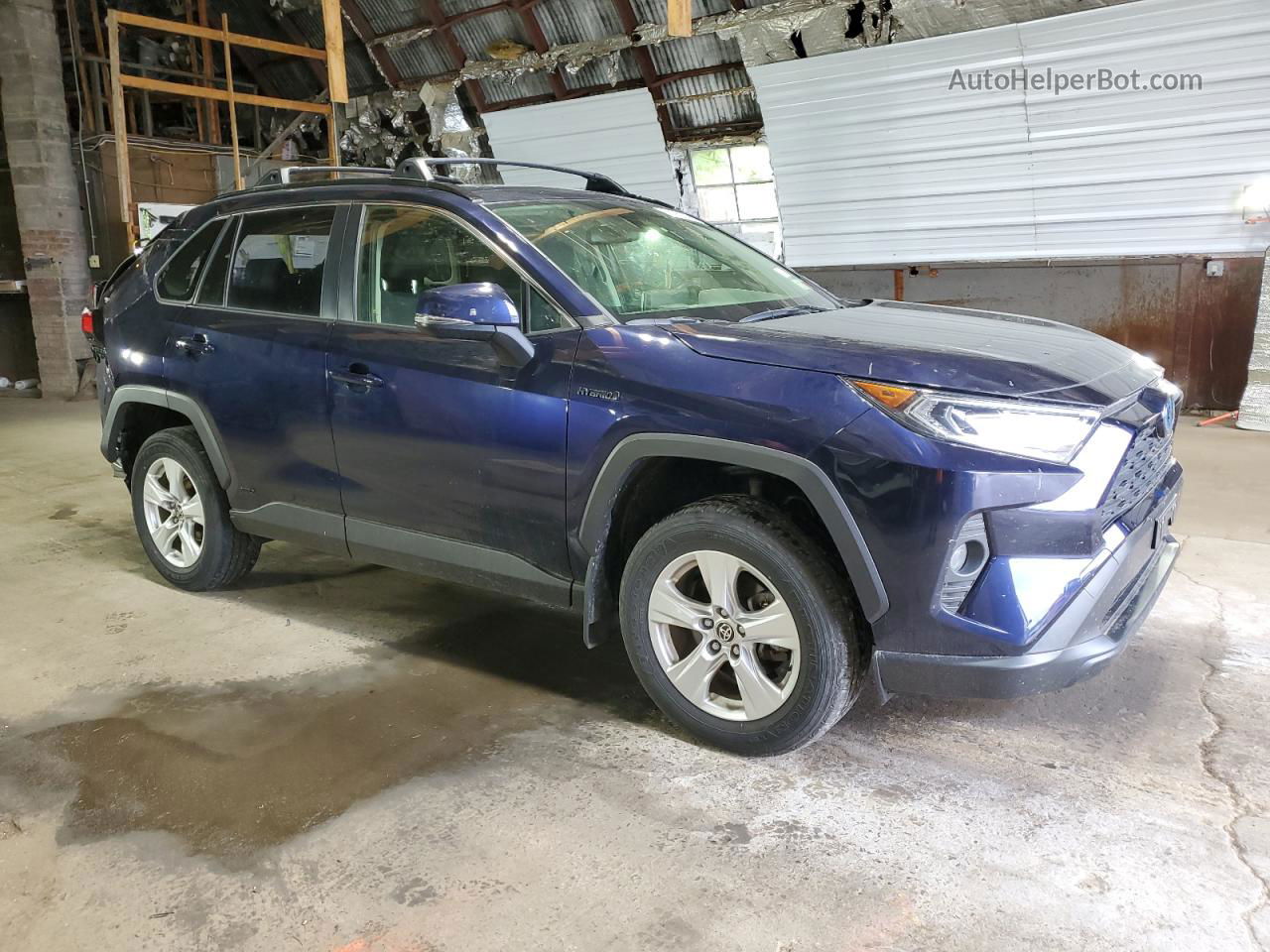 2021 Toyota Rav4 Xle Blue vin: JTMR6RFV8MD013803