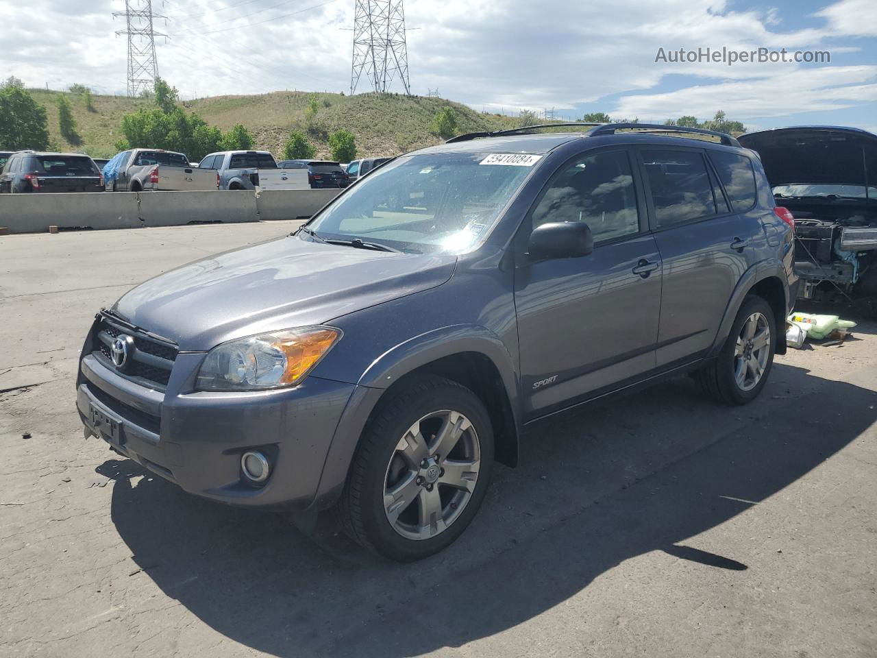 2010 Toyota Rav4 Sport Gray vin: JTMRF4DV7A5029521