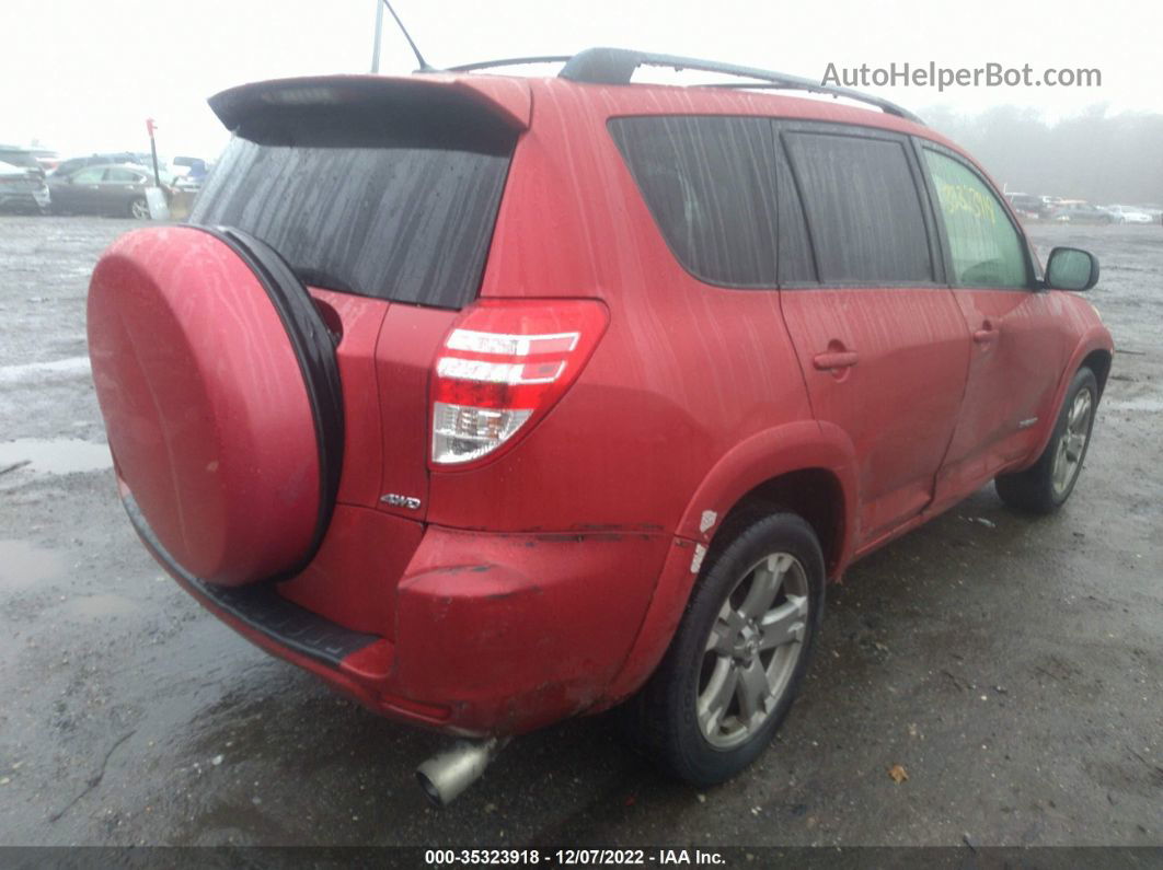 2010 Toyota Rav4 Sport Red vin: JTMRF4DVXAD039448