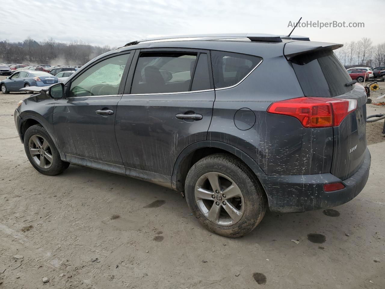 2015 Toyota Rav4 Xle Серый vin: JTMRFREV0FD151792