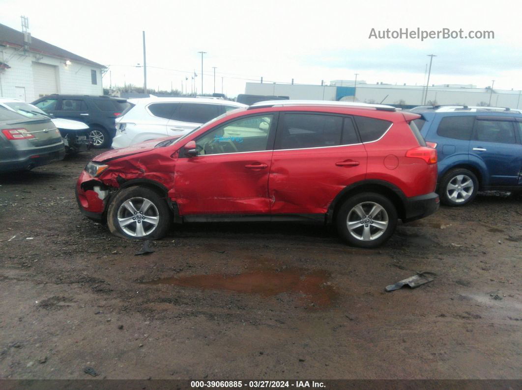 2015 Toyota Rav4 Xle Red vin: JTMRFREV0FJ046218