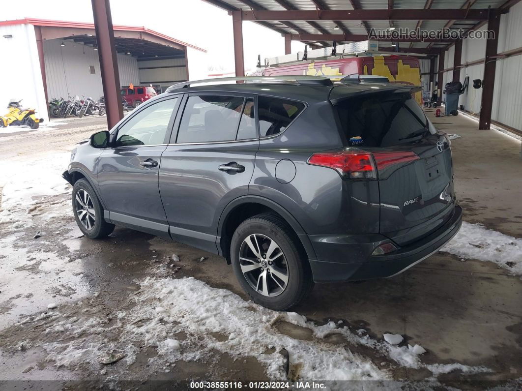 2018 Toyota Rav4 Xle Gray vin: JTMRFREV1JD246516