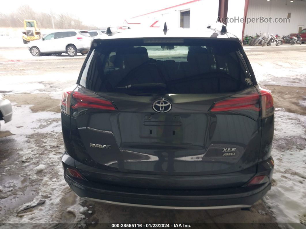 2018 Toyota Rav4 Xle Gray vin: JTMRFREV1JD246516