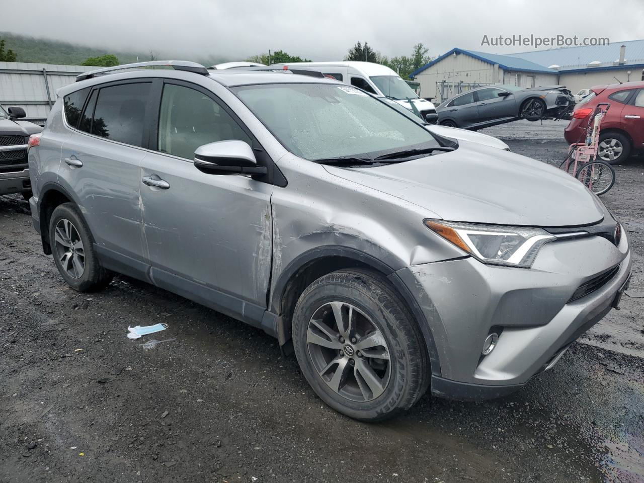 2018 Toyota Rav4 Adventure Silver vin: JTMRFREV1JJ249014