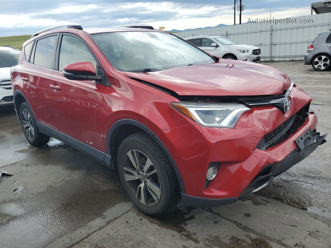 2016 Toyota Rav4 Xle Red vin: JTMRFREV2GJ056928