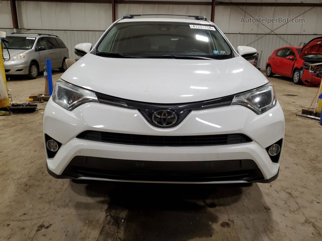 2018 Toyota Rav4 Adventure White vin: JTMRFREV2JD237694