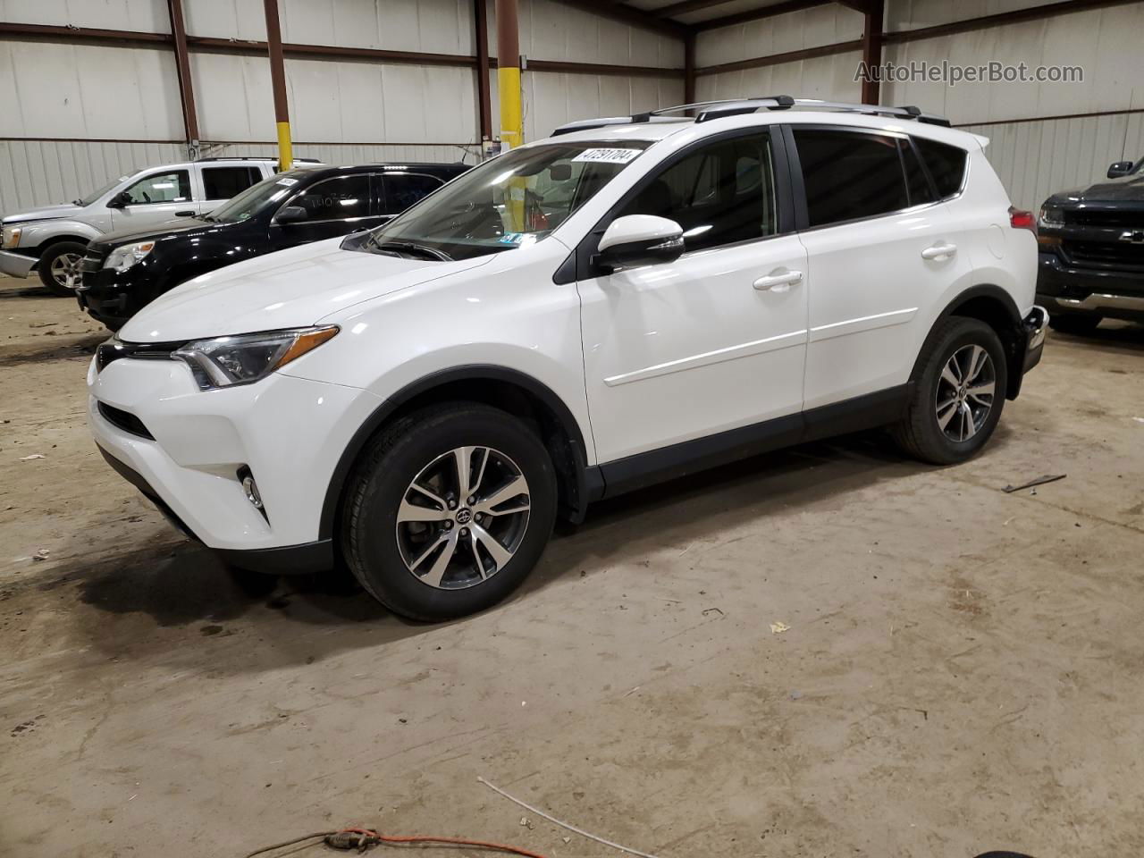 2018 Toyota Rav4 Adventure White vin: JTMRFREV2JD237694