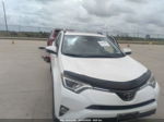 2018 Toyota Rav4 Xle White vin: JTMRFREV2JJ736738