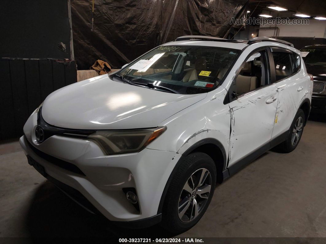 2016 Toyota Rav4 Xle White vin: JTMRFREV3GJ055724