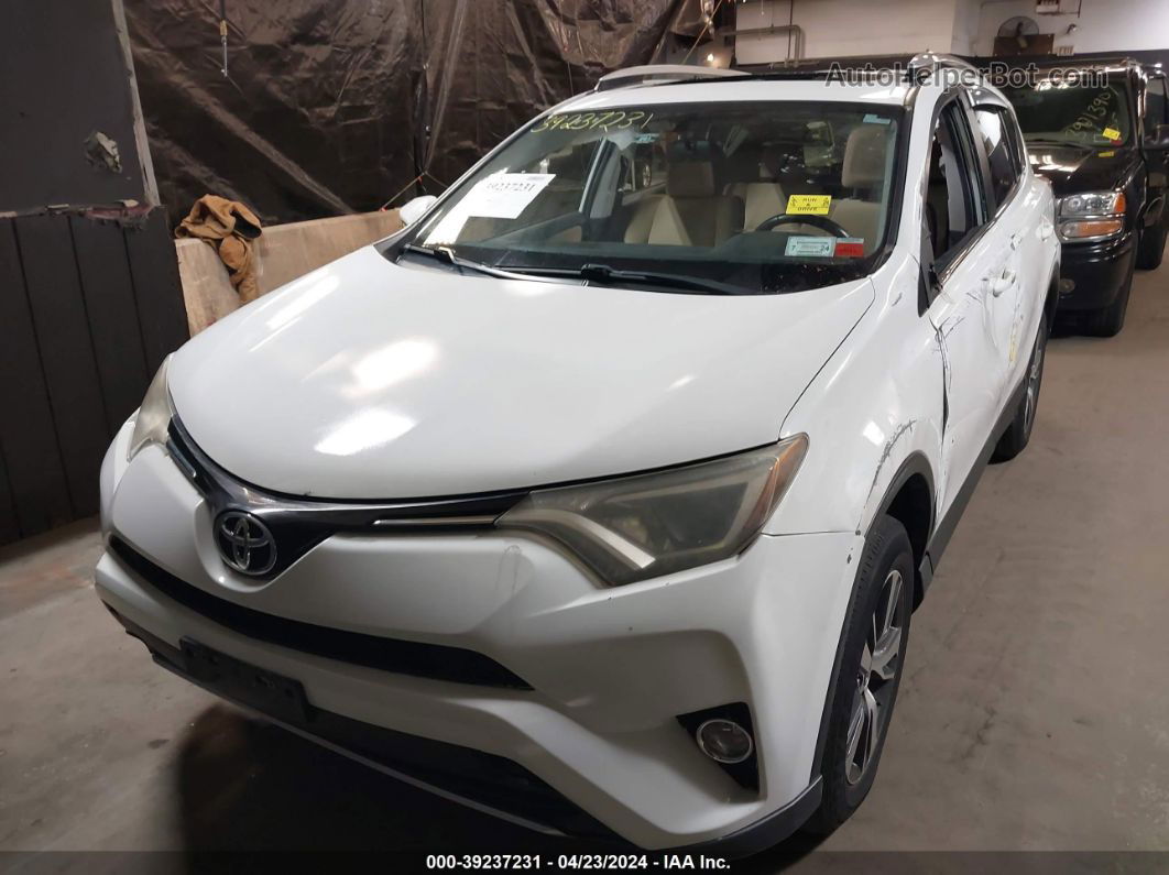 2016 Toyota Rav4 Xle White vin: JTMRFREV3GJ055724