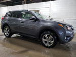 2015 Toyota Rav4 Xle Gray vin: JTMRFREV5FJ036154