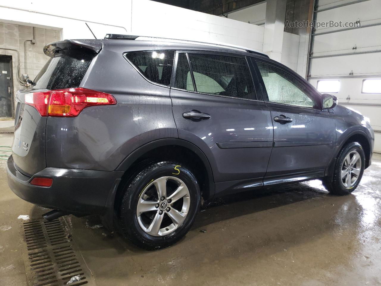 2015 Toyota Rav4 Xle Gray vin: JTMRFREV5FJ036154