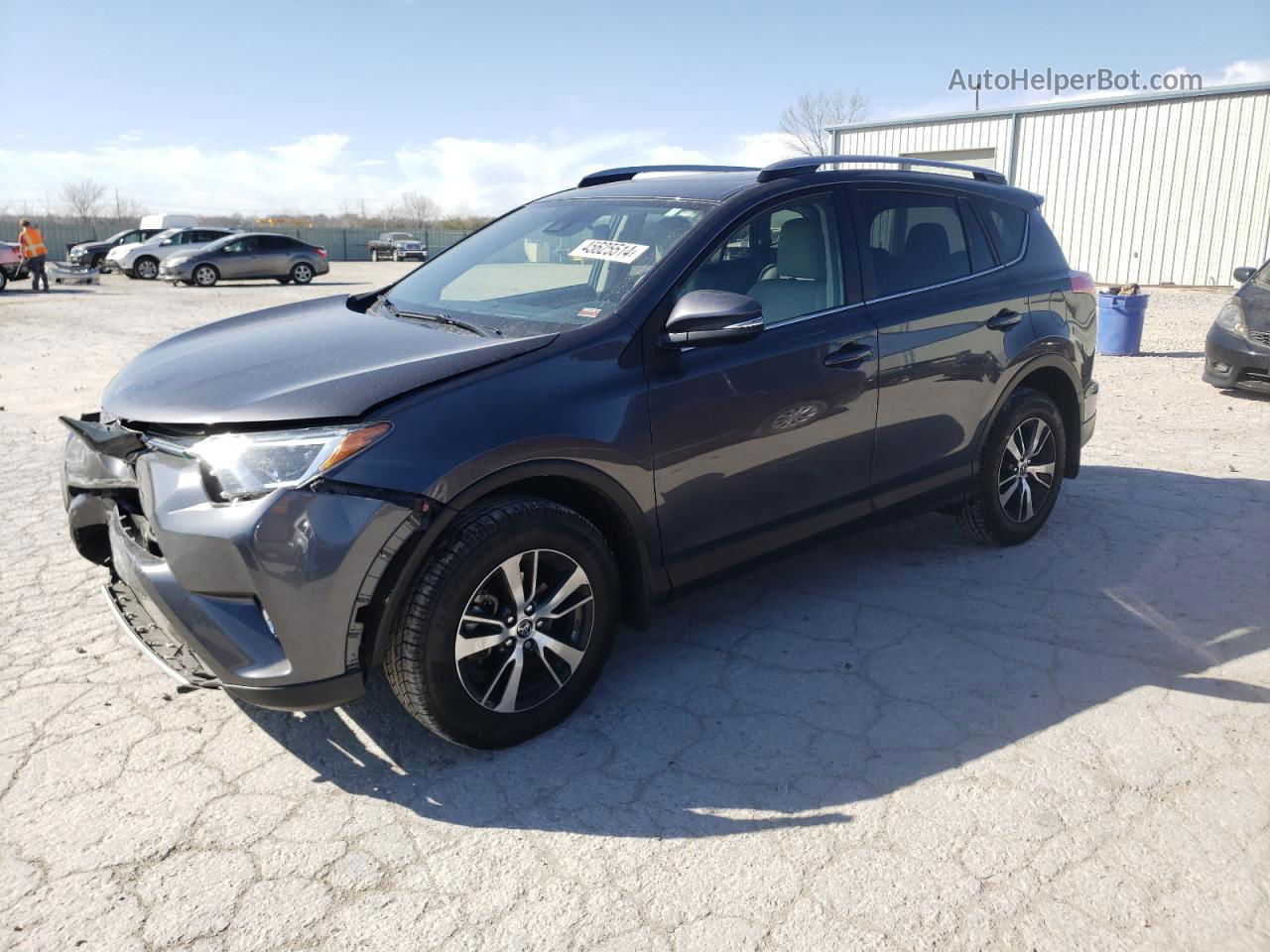 2017 Toyota Rav4 Xle Charcoal vin: JTMRFREV5HD213822