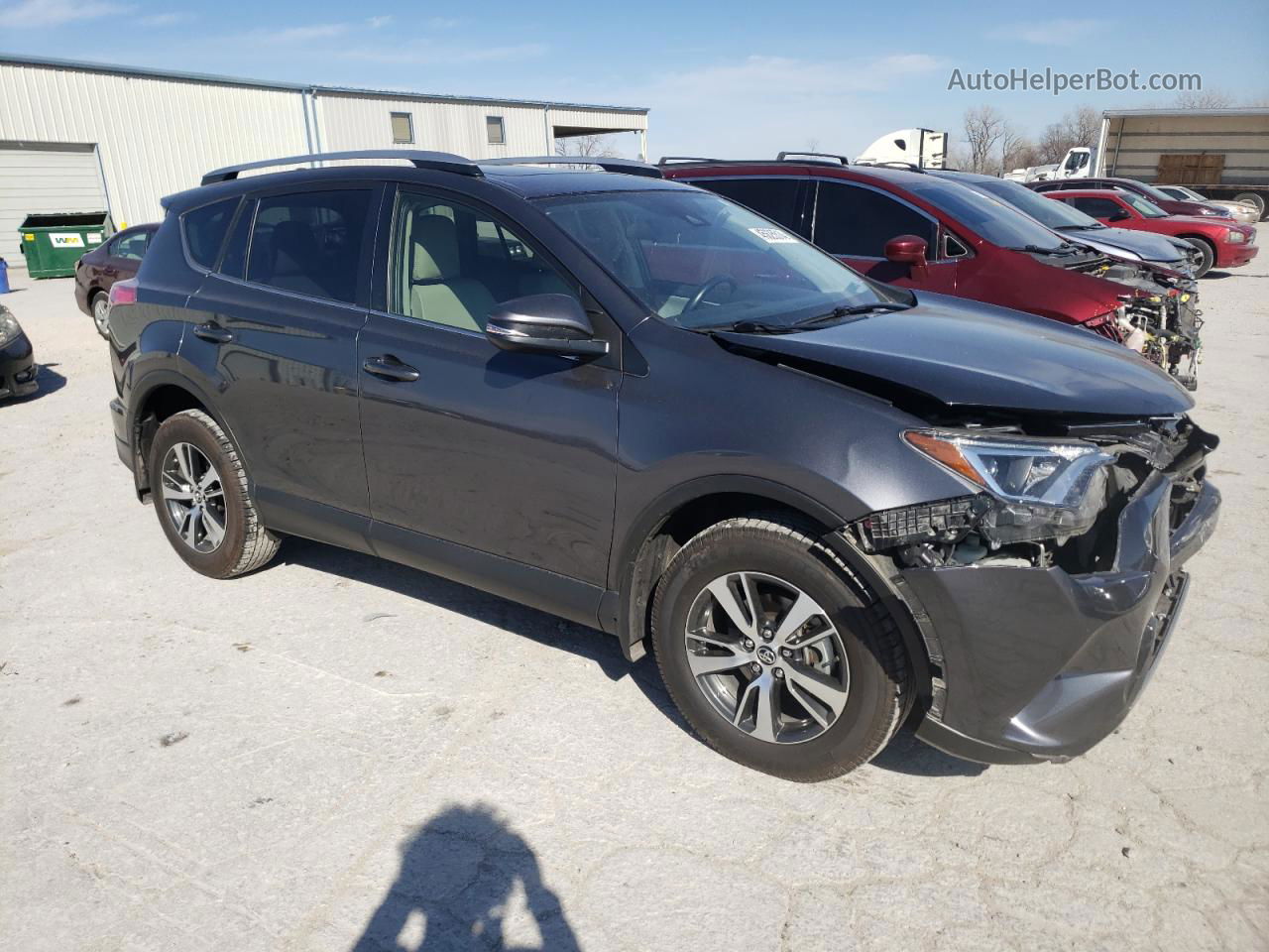 2017 Toyota Rav4 Xle Charcoal vin: JTMRFREV5HD213822