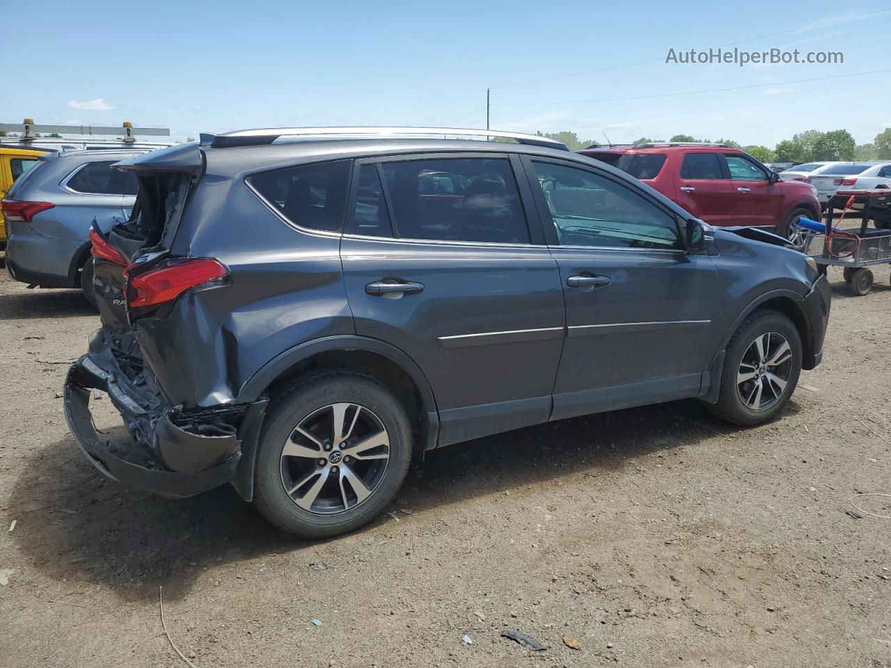 2017 Toyota Rav4 Xle Charcoal vin: JTMRFREV6HJ714722