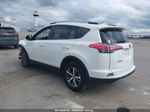 2018 Toyota Rav4 Xle White vin: JTMRFREV6JD248214