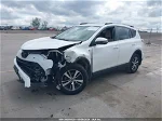 2018 Toyota Rav4 Xle White vin: JTMRFREV6JD248214