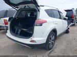 2018 Toyota Rav4 Xle White vin: JTMRFREV6JJ260509