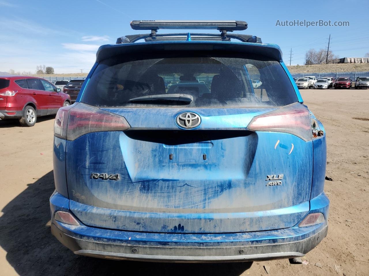 2018 Toyota Rav4 Adventure Blue vin: JTMRFREV6JJ723457