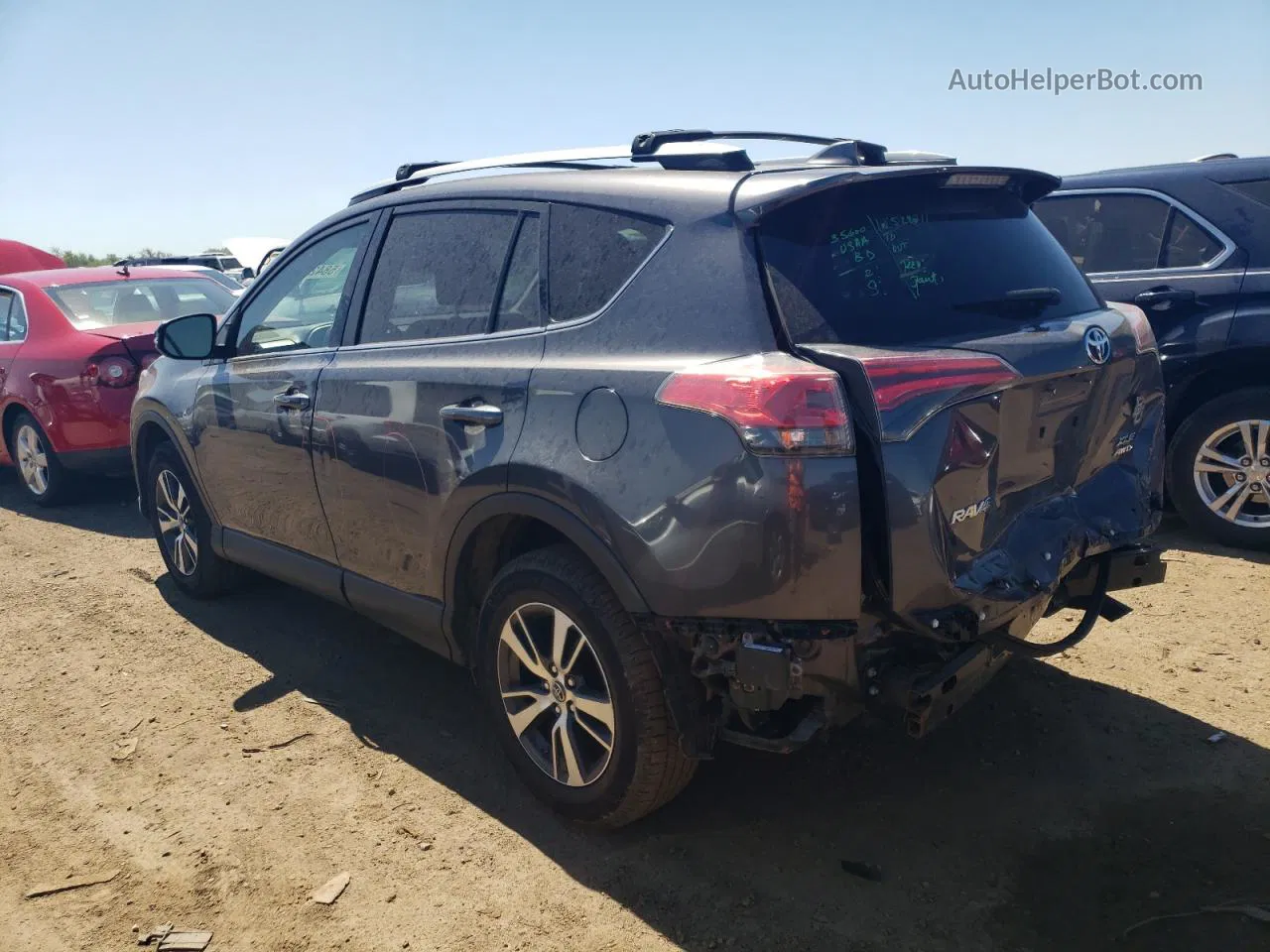 2018 Toyota Rav4 Adventure Gray vin: JTMRFREV6JJ741747