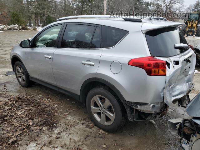 2015 Toyota Rav4 Xle Silver vin: JTMRFREV7FJ050976