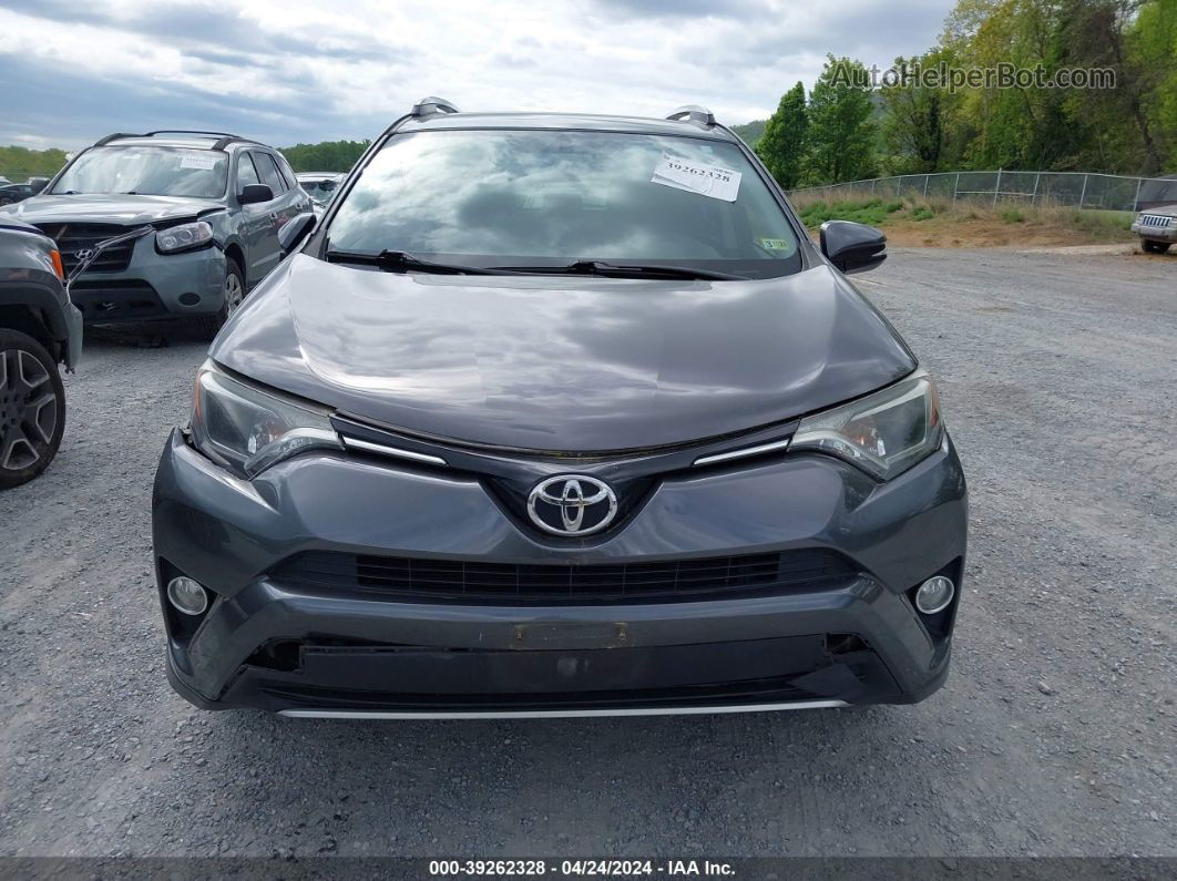 2016 Toyota Rav4 Xle Gray vin: JTMRFREV7GJ080240