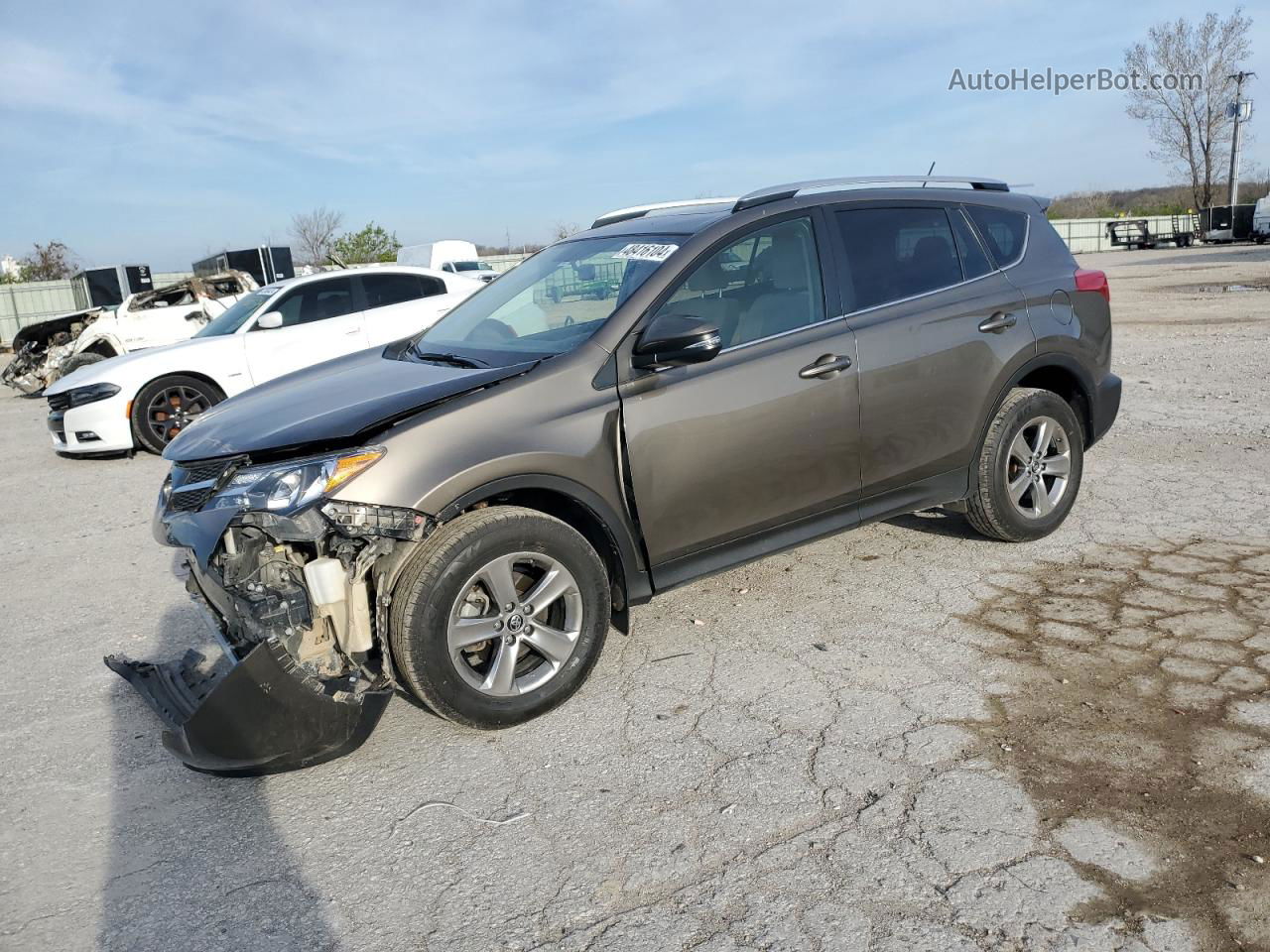 2015 Toyota Rav4 Xle Tan vin: JTMRFREV8FD131239