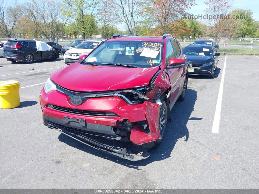 2016 Toyota Rav4 Xle Red vin: JTMRFREV8GJ090081