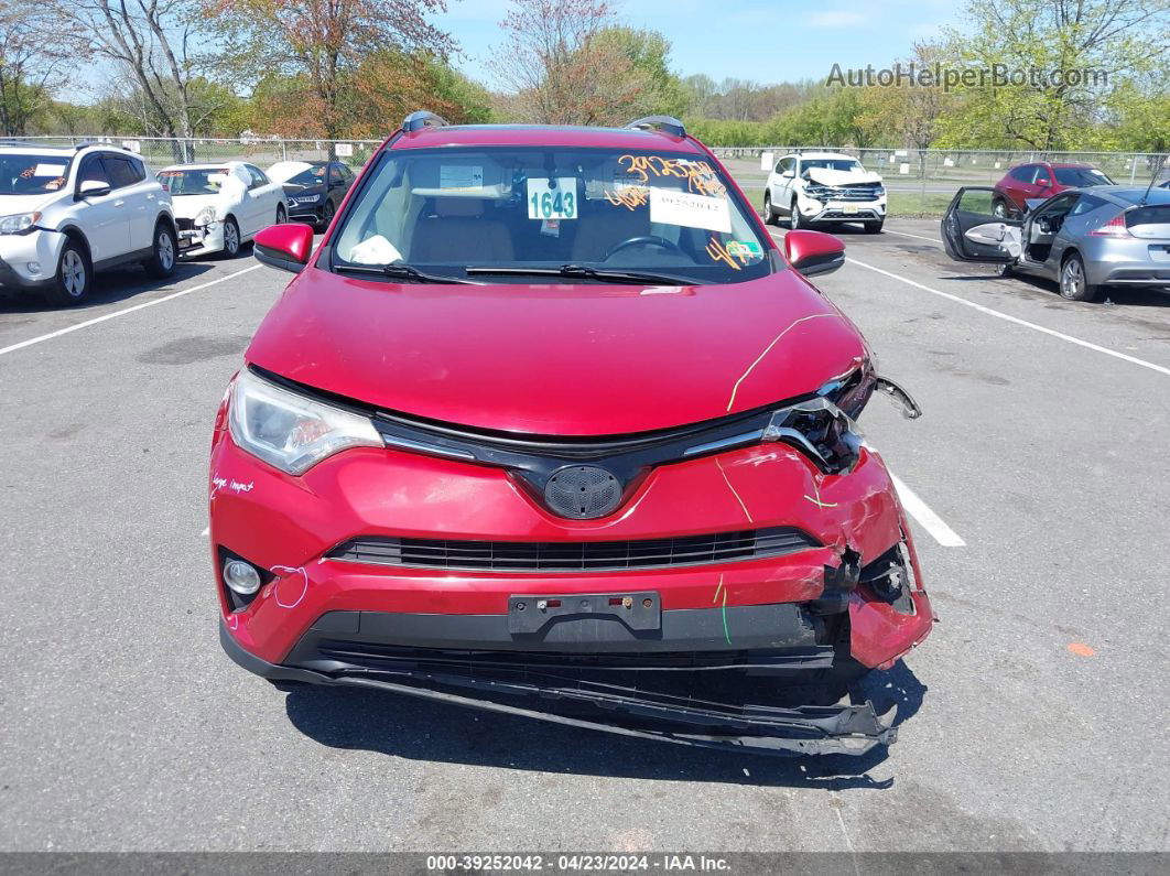 2016 Toyota Rav4 Xle Red vin: JTMRFREV8GJ090081