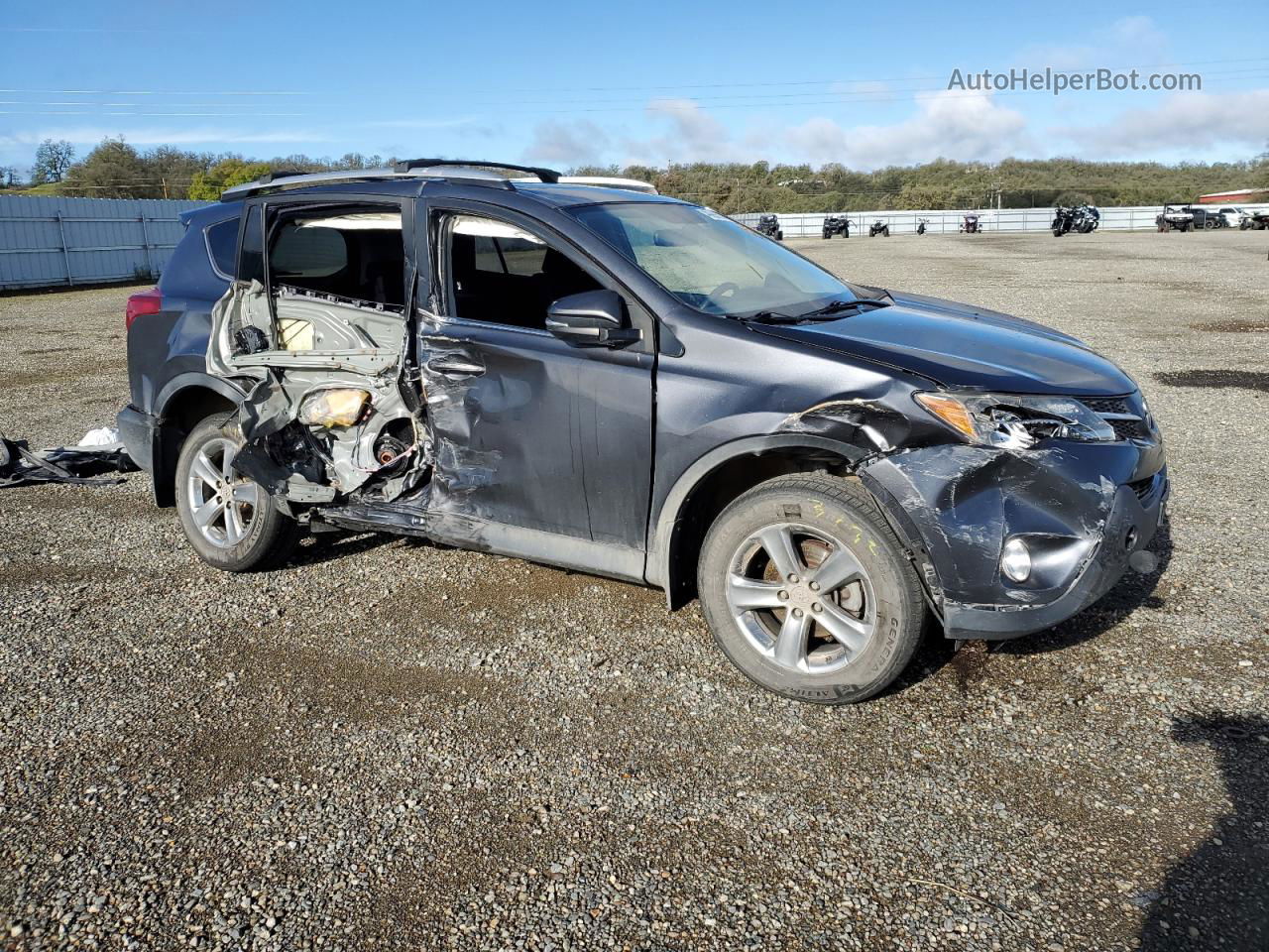 2015 Toyota Rav4 Xle Charcoal vin: JTMRFREV9FD110917