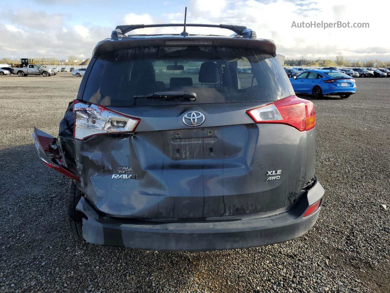 2015 Toyota Rav4 Xle Charcoal vin: JTMRFREV9FD110917