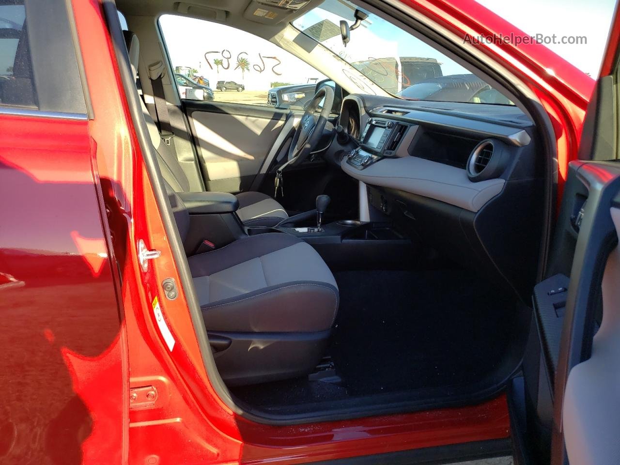 2015 Toyota Rav4 Xle Red vin: JTMRFREV9FD174813