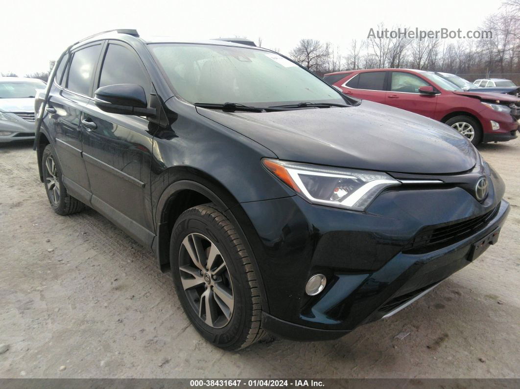 2017 Toyota Rav4 Xle Dark Blue vin: JTMRFREV9HJ124238