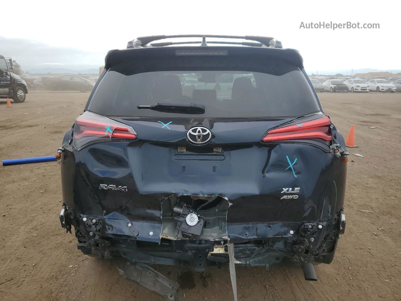 2018 Toyota Rav4 Adventure Black vin: JTMRFREV9JJ261038