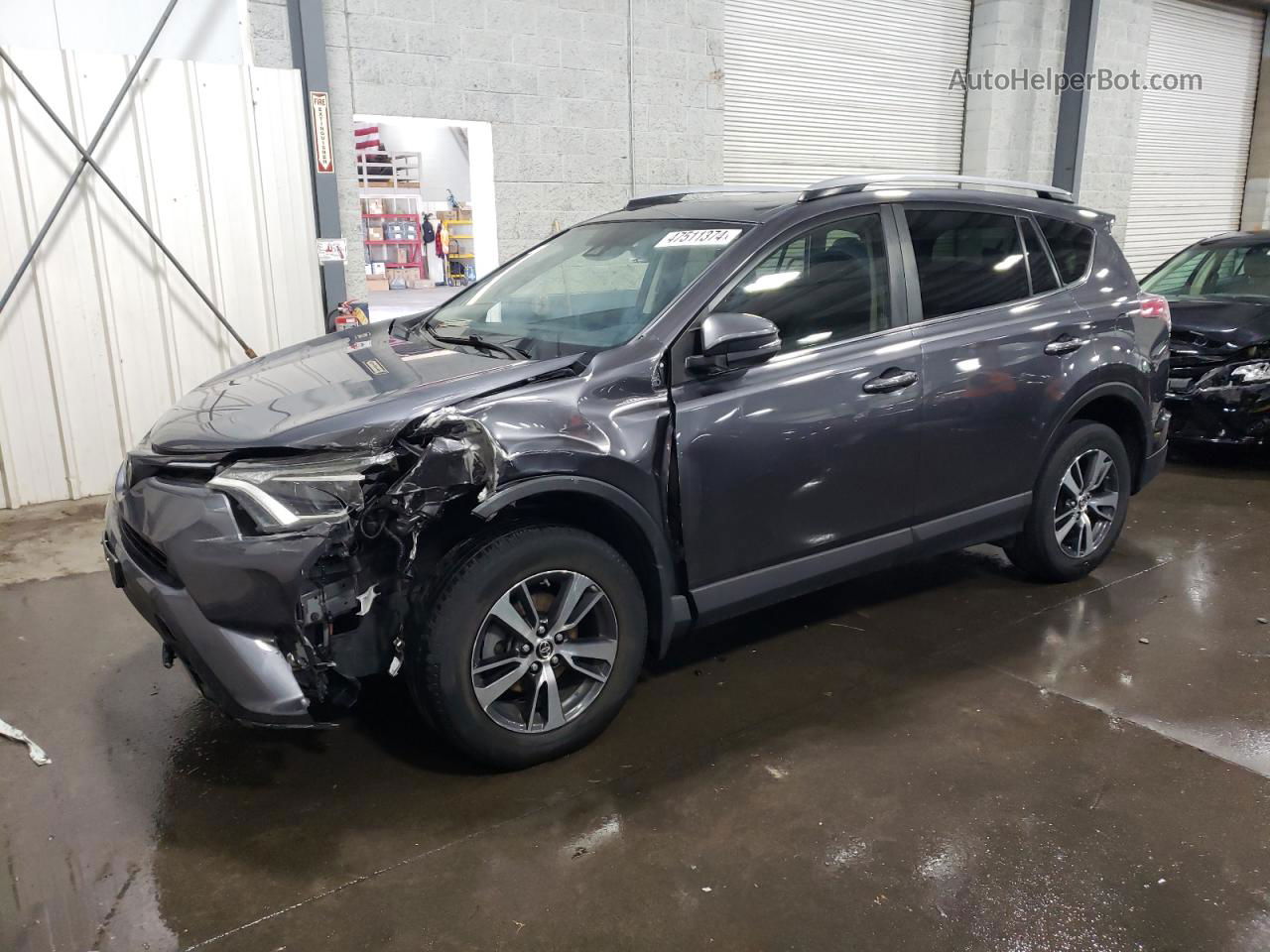 2018 Toyota Rav4 Adventure Gray vin: JTMRFREV9JJ733478