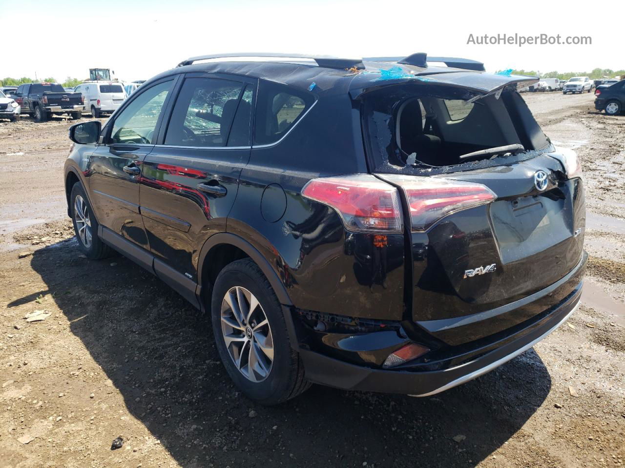 2016 Toyota Rav4 Hv Xle Black vin: JTMRJREV2GD027278