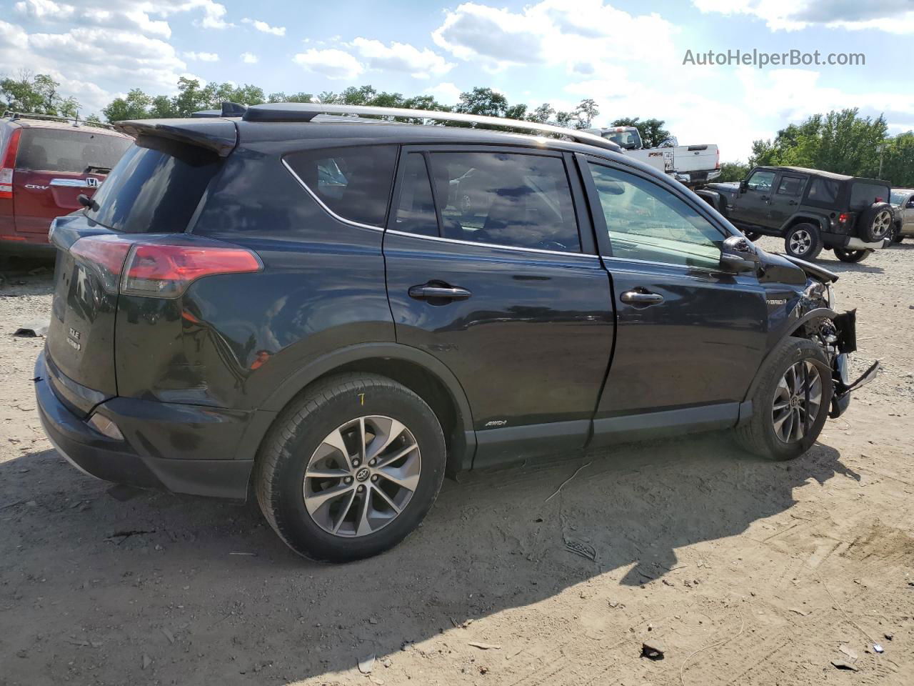 2017 Toyota Rav4 Hv Le Black vin: JTMRJREV2HD137975