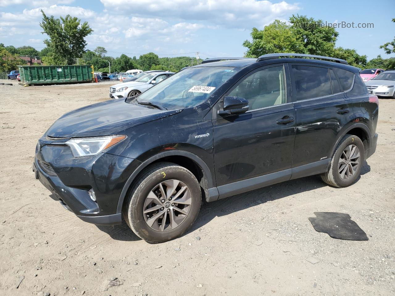 2017 Toyota Rav4 Hv Le Черный vin: JTMRJREV2HD137975