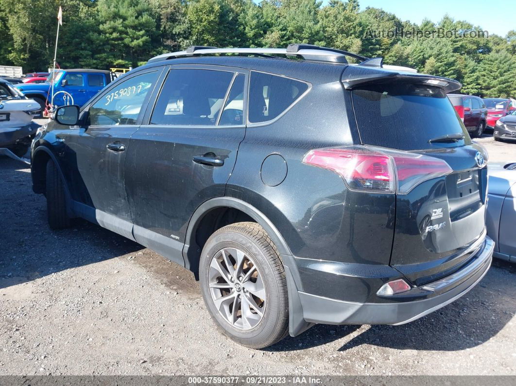 2017 Toyota Rav4 Hybrid Xle Black vin: JTMRJREV3HD062493