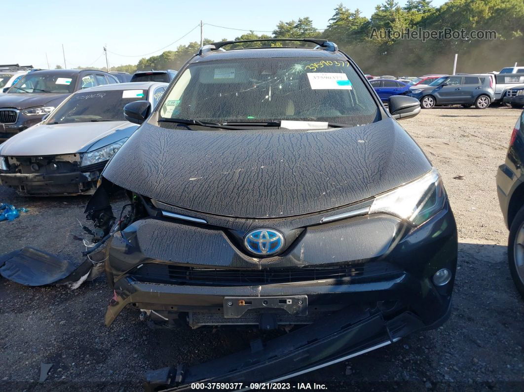 2017 Toyota Rav4 Hybrid Xle Black vin: JTMRJREV3HD062493