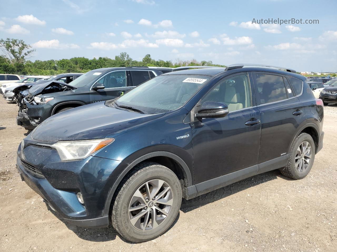 2017 Toyota Rav4 Hv Le Blue vin: JTMRJREV4HD111362