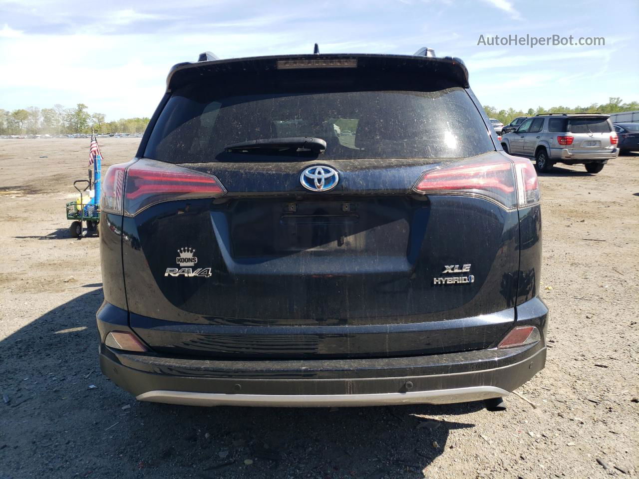 2018 Toyota Rav4 Hv Le Синий vin: JTMRJREV4JD243107