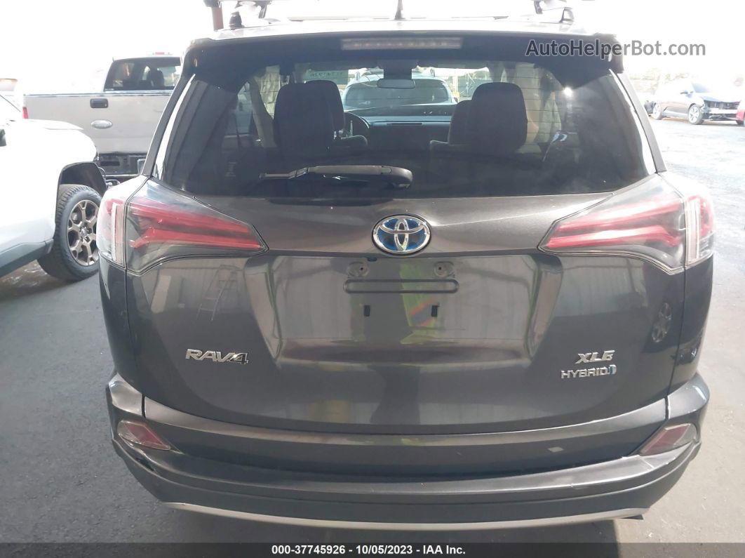 2017 Toyota Rav4 Hybrid Xle Gray vin: JTMRJREV5HD072426